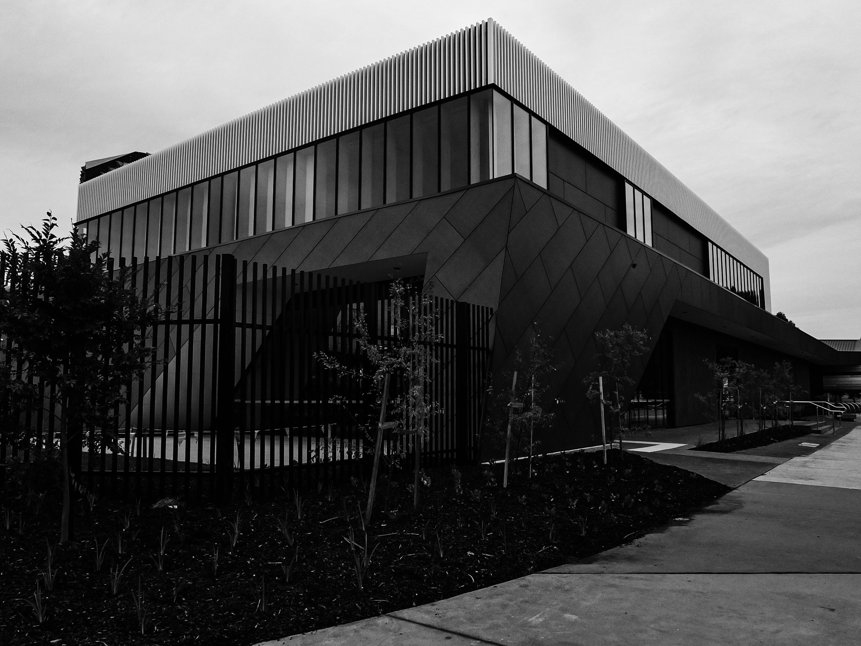 Modern architectural view representing structured brand growth.